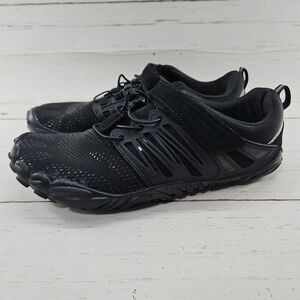 Whitin‎ Minimalist Trail Runner Mens 9 42 Black Wide Toe Box Barefoot Inspired